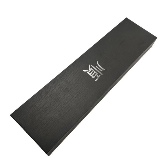 YOUSUNLONG 67 Layers Damascus Steel 6.5-Inch Nakiri Knife Oak Wood Handle NEW - Picture 7 of 7